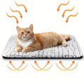 [Thermal Pet Mat] Extra Warm Thermal Cat Dog Bed Mat, Ultra Soft Cat Pet Mat Pad for Indoor Outdoor with Removable Cover Non-Slip Bottom Washable
