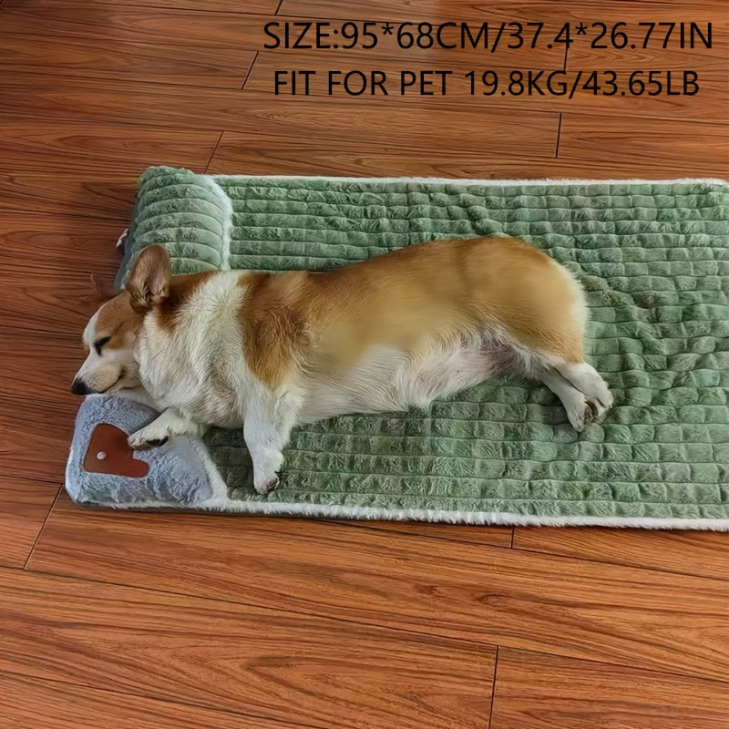 1pc Dog Mat, Four Seasons Universal Kennel, Sleeping Nest with Winter Removable And Washable Floor Mat, Dog Sleeping Mat, Pet Soft Spine Protection