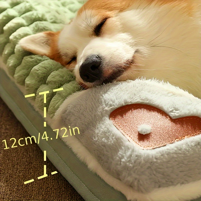1pc Dog Mat, Four Seasons Universal Kennel, Sleeping Nest with Winter Removable And Washable Floor Mat, Dog Sleeping Mat, Pet Soft Spine Protection
