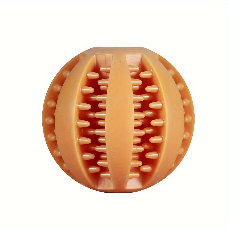 1pc Dog Ball Toys for Small Dogs Interactive Elasticity Puppy Chew Toy Tooth Cleaning Rubber Food Ball Toy Pet Stuff Accessories, Large Interactive Dog Ball, Dog Play Equipment, Vibrating Ball for Dogs, Pet Balls, Jolly Ball