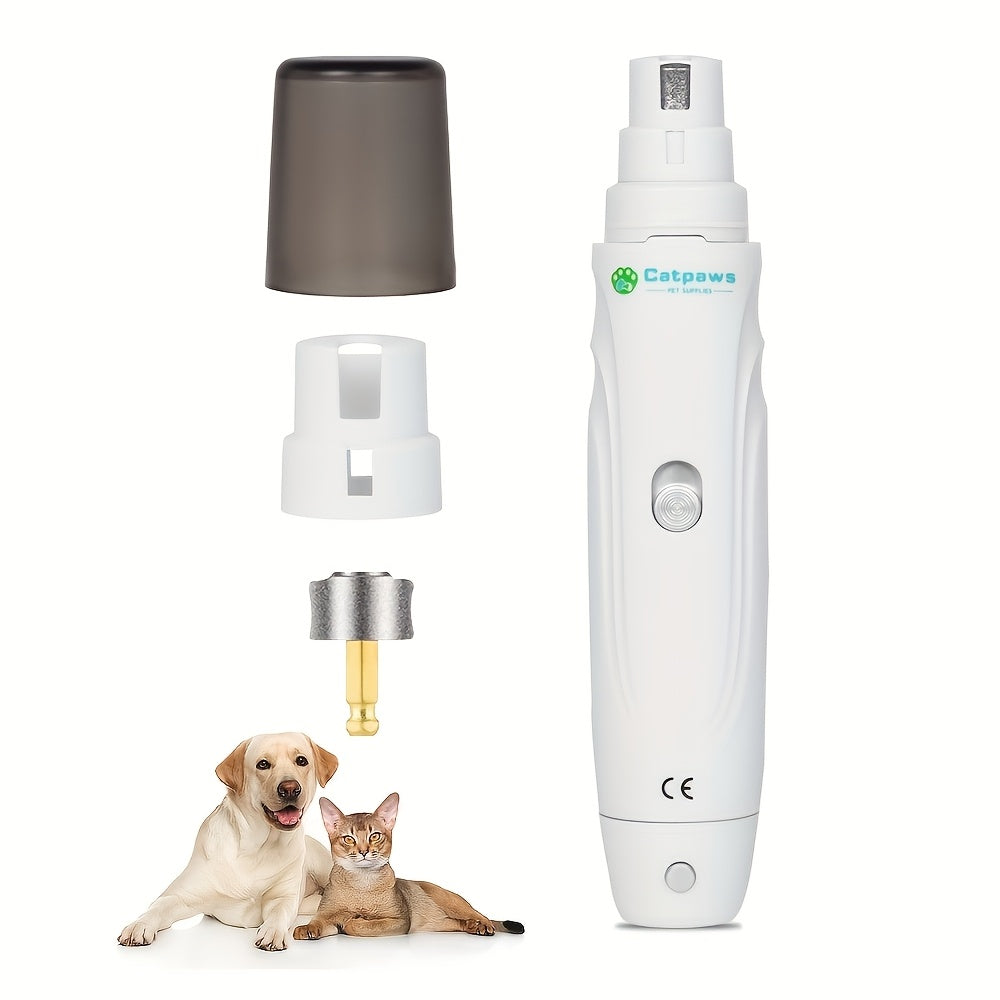 Electric Pet Nail Grinder USB Rechargeable Electric Dog Nail Clippers Quiet Electric Dog Cat Paws Nail Grooming Trimmer Tools