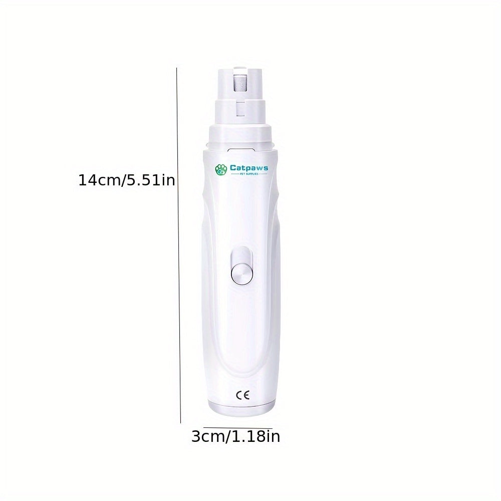 Electric Pet Nail Grinder USB Rechargeable Electric Dog Nail Clippers Quiet Electric Dog Cat Paws Nail Grooming Trimmer Tools