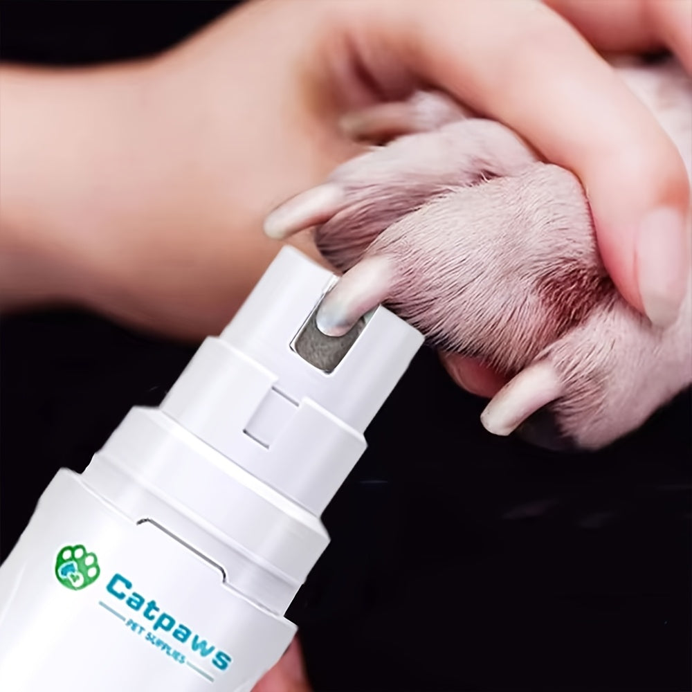 Electric Pet Nail Grinder USB Rechargeable Electric Dog Nail Clippers Quiet Electric Dog Cat Paws Nail Grooming Trimmer Tools