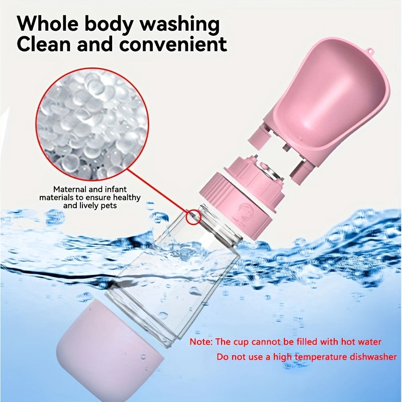 Pet Water Cup Dog Outdoor Travel Cup Drinking Cup Feeding Water Dispenser Portable Dog Water Bottle Water and Food Cup Supplies