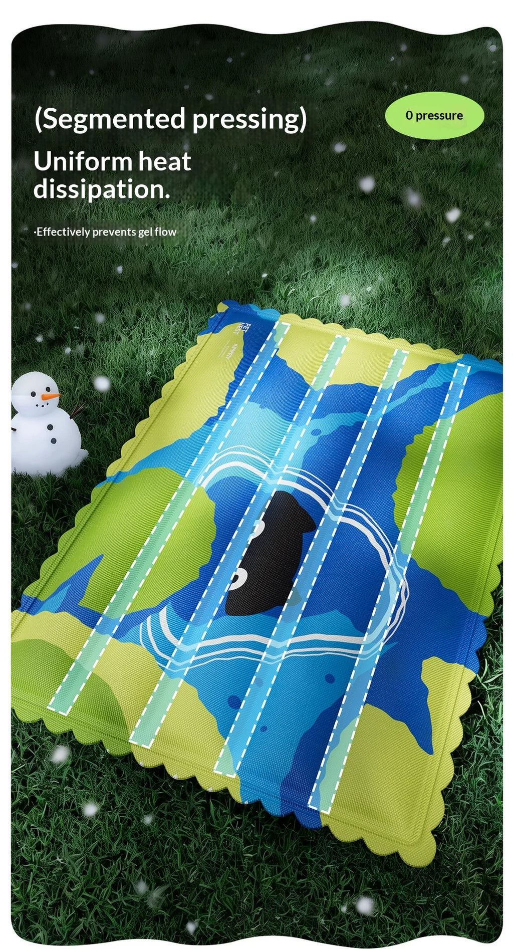 Cooling Pet Mat Dry Ice Cool Pad Breathable Moisture Proof Skin Friendly Cat Sleeping Pad Summer Dog Bed Cushion for Indoor Use