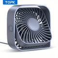 Stay Cool & Comfortable Anywhere: Portable USB Desk Fan with 3 Speeds & 360° Silent Operation