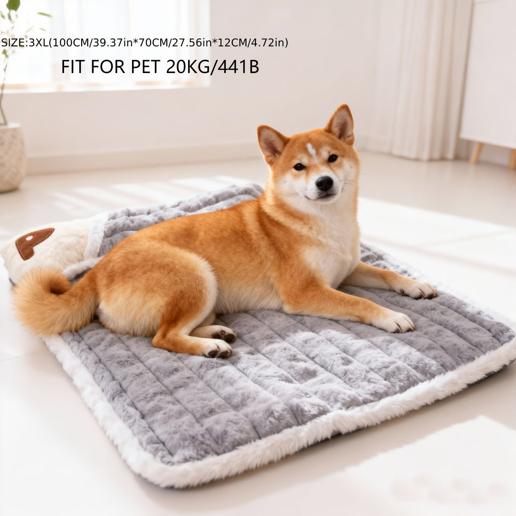 1pc Dog Mat, Four Seasons Universal Kennel, Sleeping Nest with Winter Removable And Washable Floor Mat, Dog Sleeping Mat, Pet Soft Spine Protection