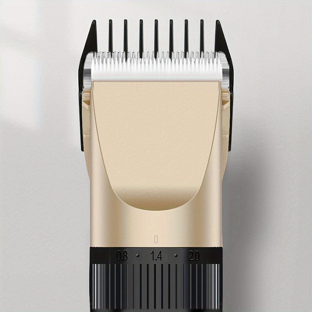 Rechargeable Dog Grooming Clipper Set, Quiet Electric Pet Hair Trimmer for Thick Coats, USB Charging, Cordless Design with Lithium Battery, 4 Guide Combs - Pet Hair Cutter Kit for Dogs and Cats